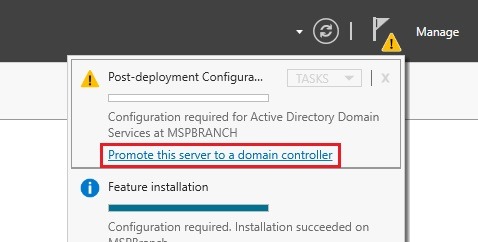 Promote to Domain Controller