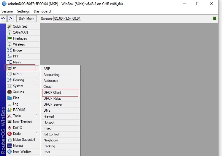 DHCP کلاینت