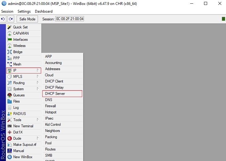 راه اندازی DHCP Server