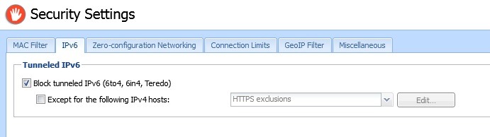 تب IPv6