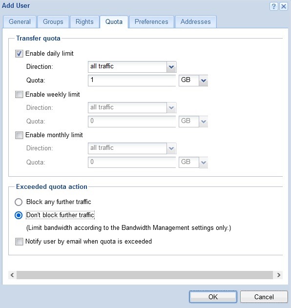 تب Quota